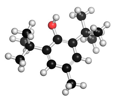 Butylated Hydroxytoluene Molecule Photograph By Molekuul Science Photo