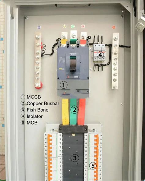 Mdb Electrical Distribution Board And Consumer Unit Three Phase