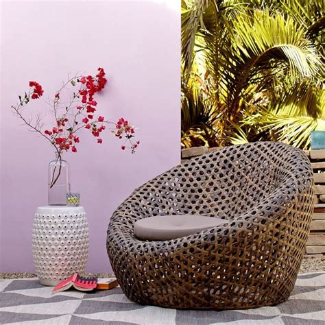 Montauk Outdoor Nest Chair Affordable Midcentury Modern Outdoor
