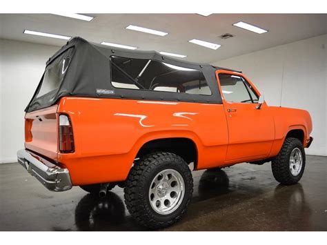 1978 Dodge Ramcharger For Sale Cc 1189805
