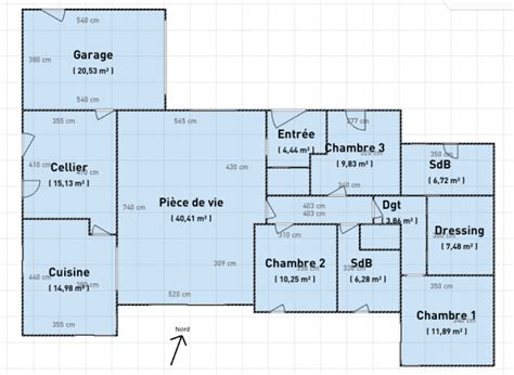 Plan Maison Plain Pied Chambres Avec Suite Parentale