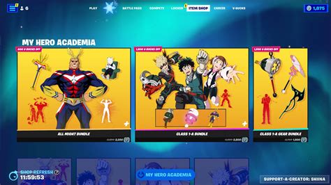 All My Hero Academia Skins In Fortnite Chapter 4 Season 1