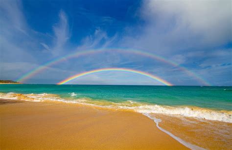 Rainbows At The Beach