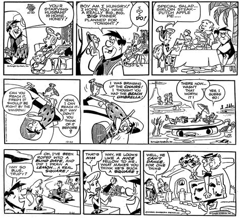 Inbetweens Gene Hazeltons Flintstones Comic Strip