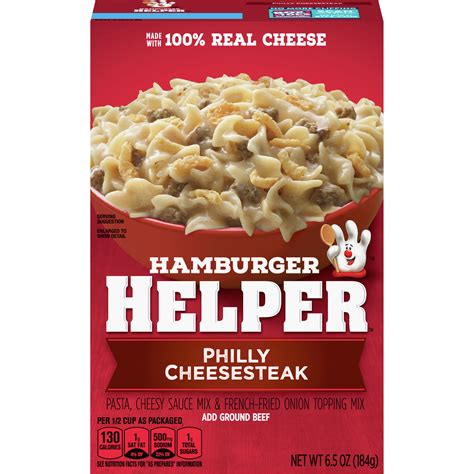 Hamburger Helper Philly Cheesesteak Hamburger Helper 65 Oz Walmart