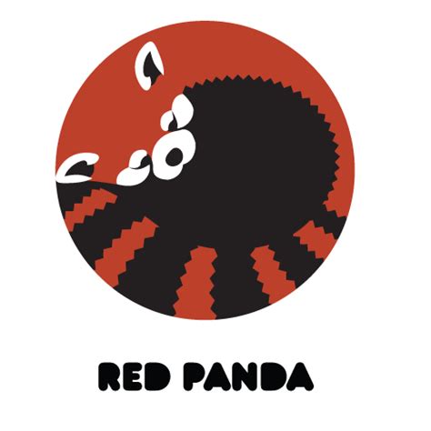 Panda logo designed by caio rossatto de araújo. Red Panda Logo on Behance