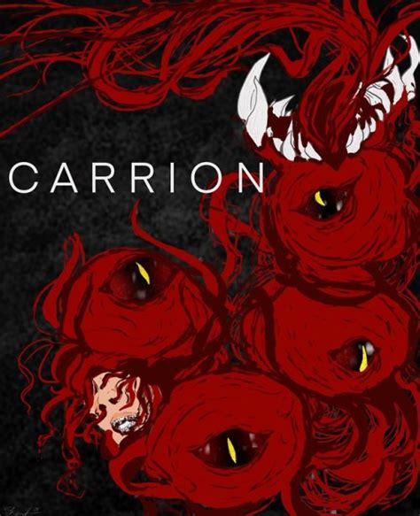 Carrion Old Cover Art Damn It Biog Frame Store