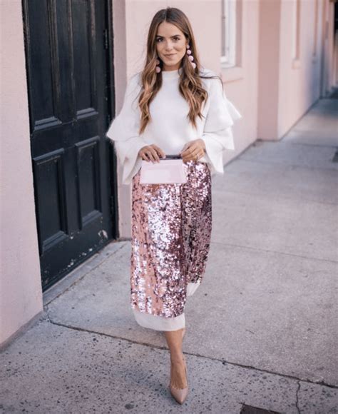 How To Wear Sequin Skirts 21 Outfit Ideas