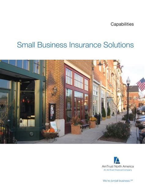 Small Business Insurance Solutions Amtrust North America
