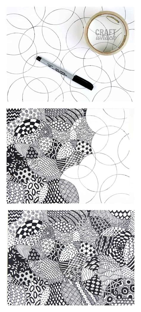Relax and breathe deeply, bringing one's attention to the process. Totally Easy Zentangle for 2020 · Craftwhack