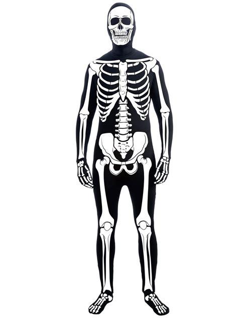 Skeleton Man Skin Suit Adult Costume