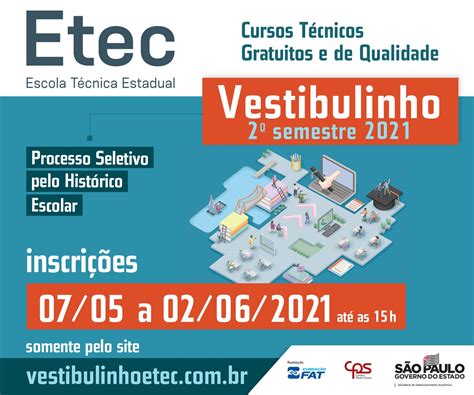 Inscrições → vestibulinho etec 2020! Vestibulinho - Centro Paula Souza