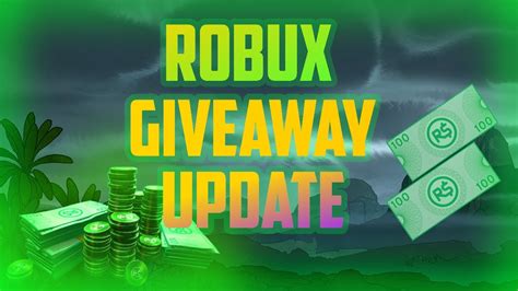 Robux Giveaway Update Youtube