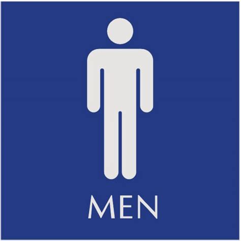 Mens Toilet Signage Clipart Best