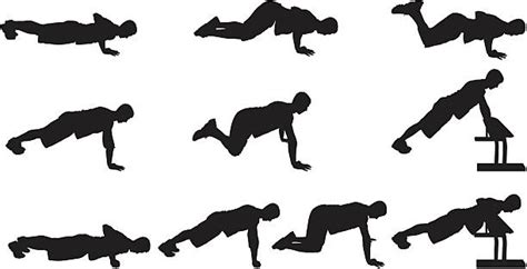 Royalty Free Push Ups Clip Art Vector Images And Illustrations Istock