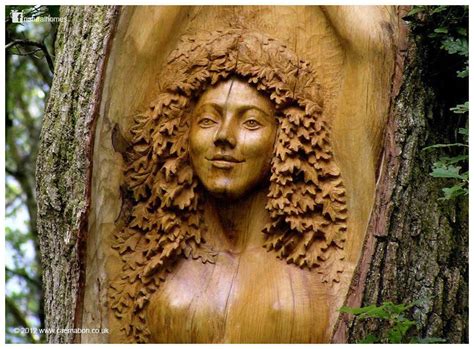Tree Carving Tree Sculpture Sculptures Wicca Magick Wood Nymphs