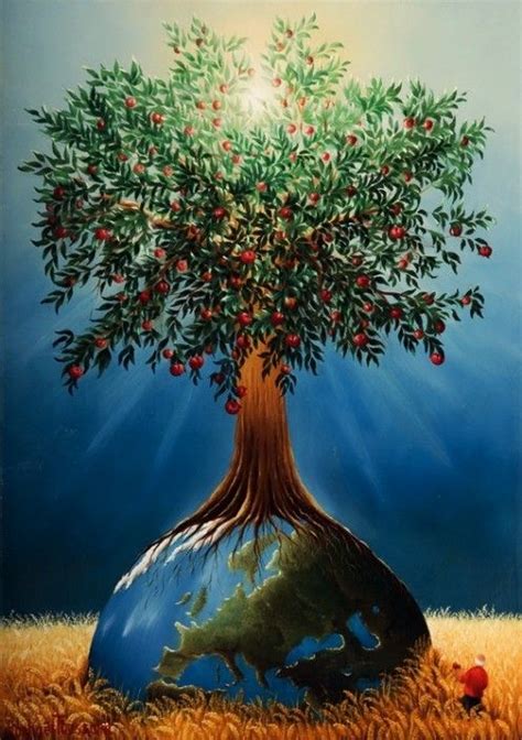 Pin By Emily Romero On Fantasy N Digital Tree Of Life Painting Tree