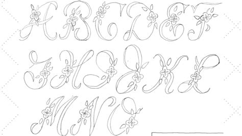 Embroidery pattern, 2 floral monogram. Vintage Embroidery Monday - 2" Floral Alphabet A to O ...