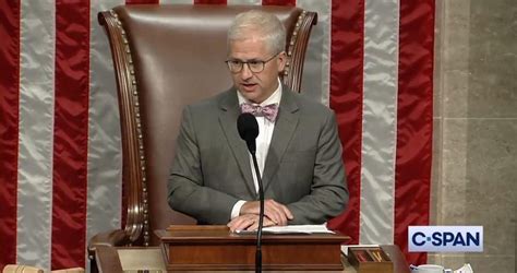 Just In Former Acting Speaker Patrick Mchenry Retires From Congress