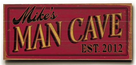 Personalized Man Cave Planked Sign 3 Or Design Your Own Sign