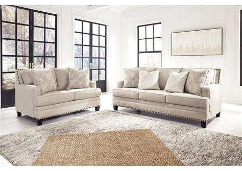 Claredon Linen Sofa And Loveseat Ashley Furniture Homestore Singapore