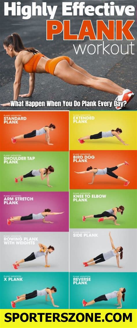 🍓highly Effective Plank Plank Workout Gym Workout Tips Workout For