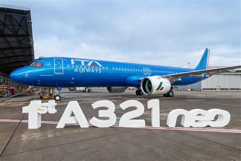 Il Primo Airbus A321neo Entra Nella Flotta Di Ita Airways Cerimonia Di