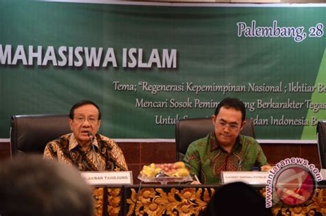 Akbar Tanjung Pendiri Hmi Layak Pahlawan Nasional Antara News