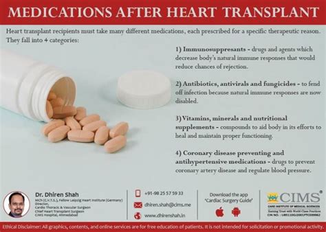 Medication After Heart Transplant The Best Cardiac Surgeon In