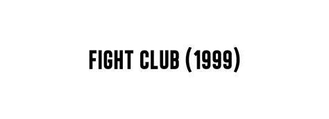 Fight Club 1999 — Interiors An Online Publication About