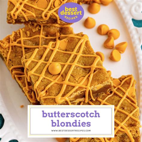 Chewy Butterscotch Blondies Recipe