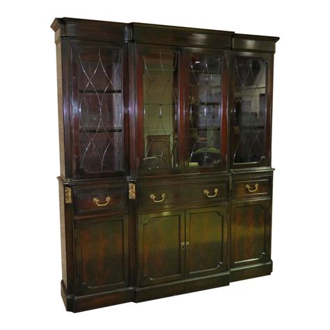 Maybe you would like to learn more about one of these? Vintage Regency Style Mahogany W/ Etched Beveled Glass ...