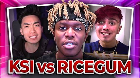 ksi vs ricegum beef continues youtube