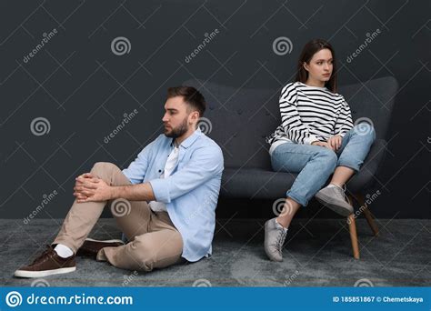 Unhappy Couple With Problems In Relationship Stock Image Image Of Crisis Love 185851867