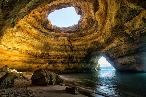 Algar De Benagil An Amazing Cave In Algarve Portugal