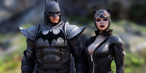 Skyrim Mod Adds Medieval Style Batman And Arkham Esque Catwoman