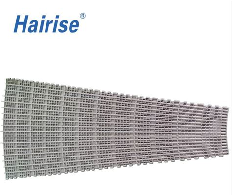 Hairise 90 Degree Curve Heavy Duty Curve Flat Top Conveyor Modular Belt