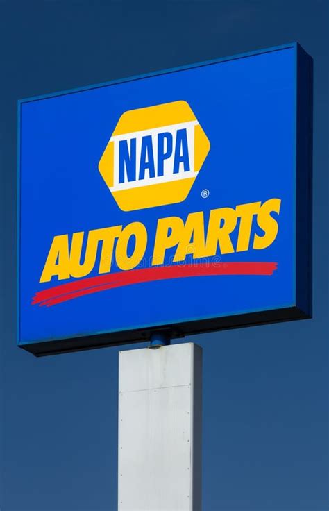 Napa Auto Parts Retail Store Exterior Sign Editorial Image Image Of