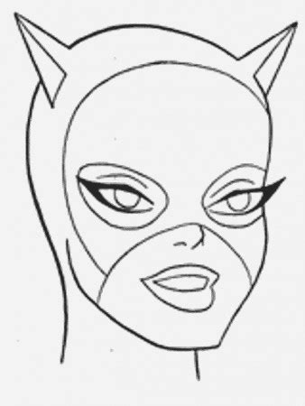 Printable Catwoman Coloring Pages In 2019 Coloring Pages