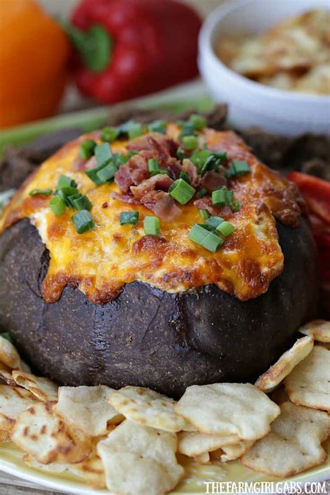 Maybe you would like to learn more about one of these? Bacon Cheddar Bread Bowl Dip - The Farm Girl Gabs®