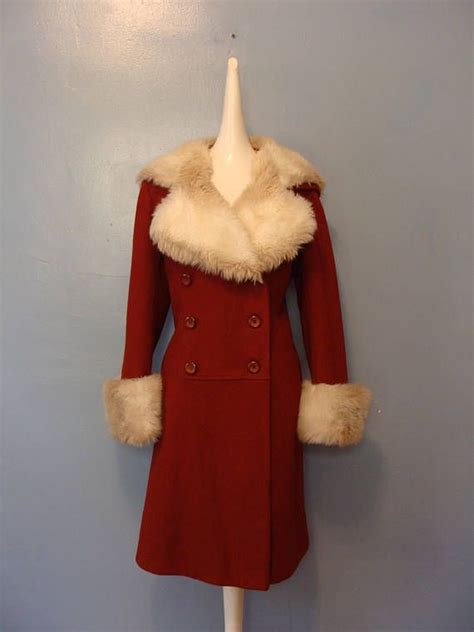 Vintage Fur Trim Coat 60 S Penny Lane Style 70 S Fur Etsy Fur Trim Coat Coat Vintage Fur