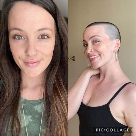 Before After Haircut Headshave And Bald Fetish Blog