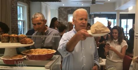The Late Show On Twitter Obama Biden And A Bakery Things Get Steamy