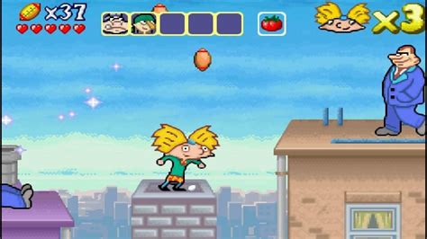 Hey Arnold The Movie Part 1 Stage 1 1 Arnolds Street Game Boy
