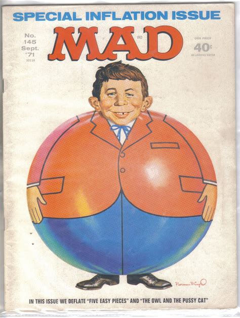 Mad Magazine No145 September 1971 Mad Magazine Mad Mad Tv