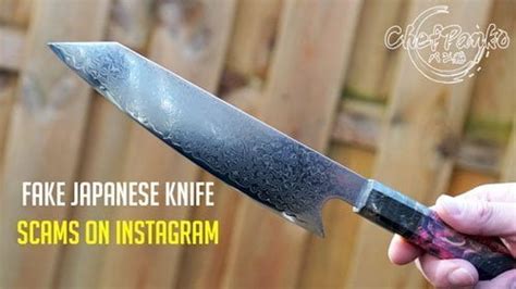 Beware Of Fake Japanese Knife Scams Chefpanko