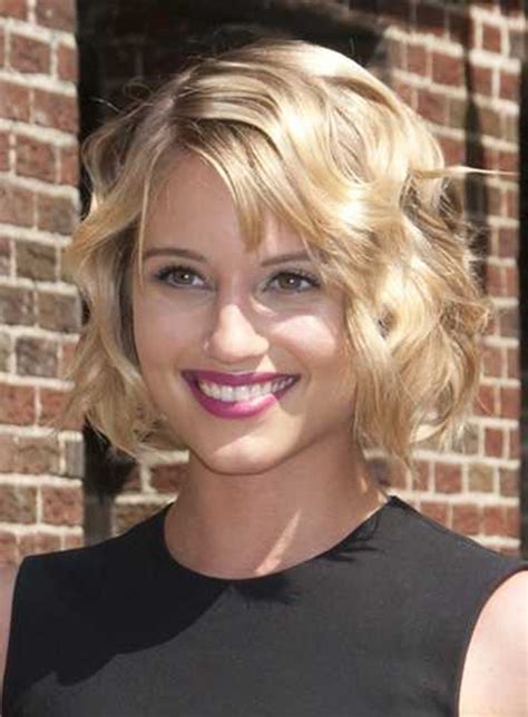 Short Hairstyle Side Swept Bangs For Square Face Women Hairstyles