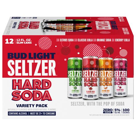 Bud Light Hard Seltzer Hard Soda Variety Pack 12 Pack 12 Fl Oz Cans