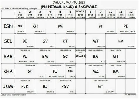 Contoh jadwal belajar efektif, contoh jadwal gotong royong, contoh jadwal komentar yang berisi tautan tidak akan ditampilkan sebelum disetujui. Cikgu Hijau: Beberapa contoh perisian jadual waktu sekolah