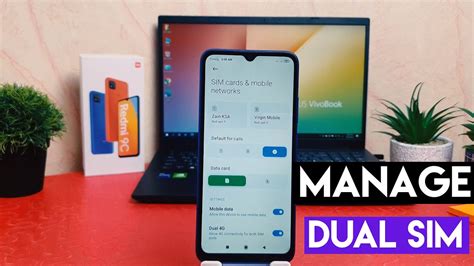 How To Manage Dual Sim Cards On Xiaomi Redmi C Youtube